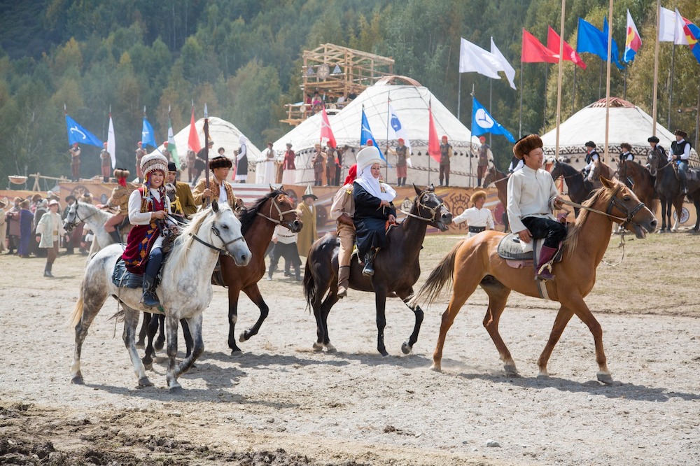 Riders at the Nomad Sports Meet
